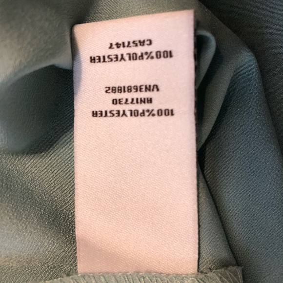 Liz Lange Maternity mint green sheer 3/4sleeve top - Picture 4 of 7